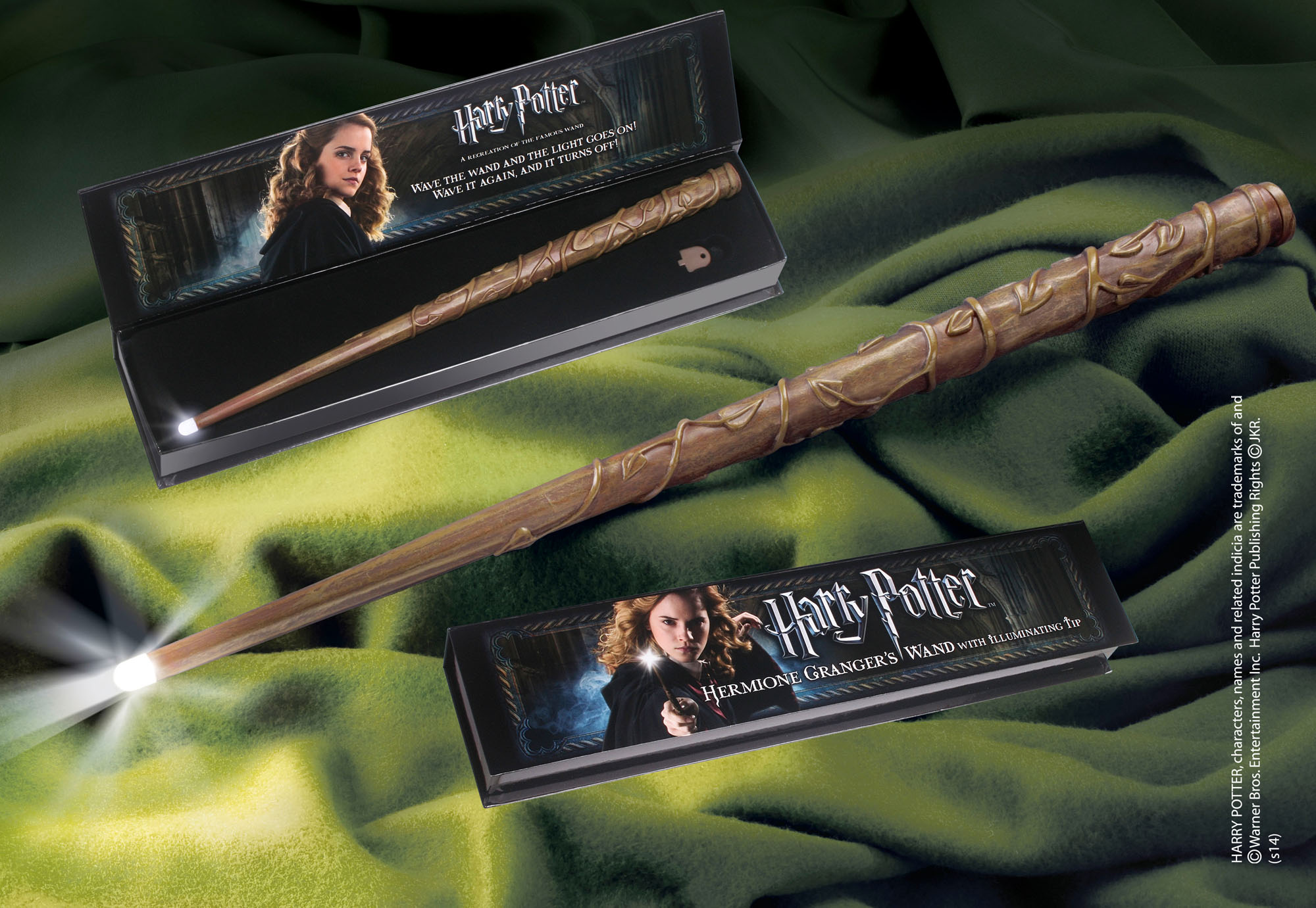 Storia e Magia - Harry Potter - Bacchetta di Hermione Granger con Luce