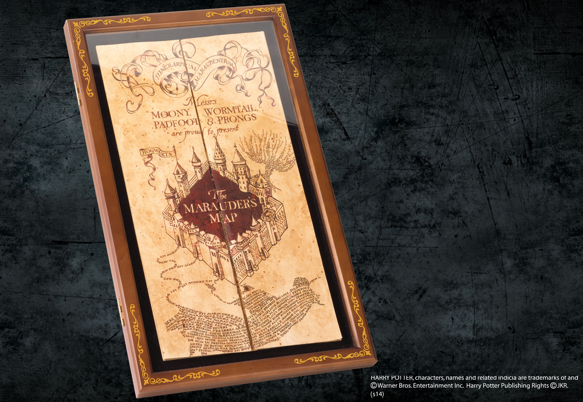 Storia e Magia - Harry Potter - Espositore Mappa del Malandrino
