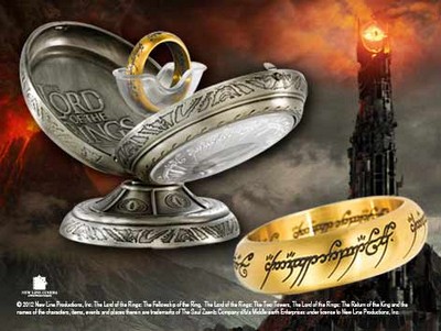 Storia e Magia - Signore degli anelli - Unico Anello Acciaio Oro