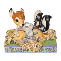 Disney - Statua Bambi con Amici - Prodotto Ufficiale