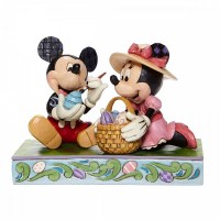 Disney - Statua Topolino e Minnie - Prodotto Ufficiale 