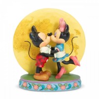 Disney - Statua Topolino e Minnie Magic and Moonlight - Prodotto Ufficiale 