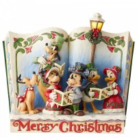 Disney - Statua Topolino canti di Natale - Prodotto Ufficiale 