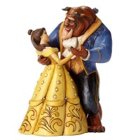 Disney - Statua La Bella e La Bestia Ballano - Prodotto Ufficiale 