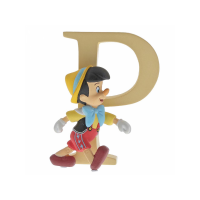 Disney - Lettera Alfabeto P - Pinocchio - Prodotto Ufficiale