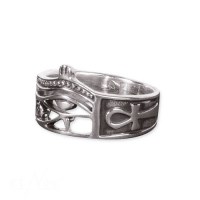 Gioielli - Anello con l'occhio di Horus - Argento 925
