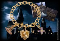 Harry Potter - Braccialetto Charm Lumos Tassorosso - Placcato Oro