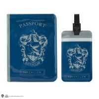 Harry Potter - Porta Passaporto Etichetta Bagaglio Corvonero - Prodotto Ufficiale Warner Bros