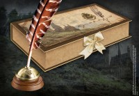 Harry Potter - Set Penna di Hogwarts - Porta-penne - Piuma - Inchiostro - Prodotto Ufficiale