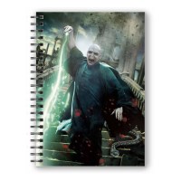 Harry Potter - Quaderno 3D Voldemort Battaglia Finale - Ufficiale Warner Bros
