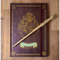 Harry Potter - Quaderno Hogwarts e Penna Bacchetta - Prodotto Ufficiale Warner Bros