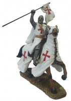 Medievale - Cavaliere Templare a Cavallo