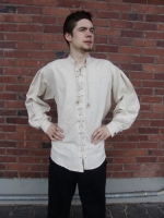Abbigliamento Medievale - Camicia - Cotone - Lino