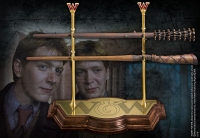 Harry Potter - Bacchette dei Gemelli Weasley - Prodotto ufficiale © Warner Bros. Entertainment Inc.