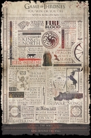 Game of Thrones - Poster Infografica - Prodotto Ufficiale HBO