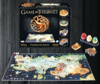 Game of Thrones - Puzzle 3D Essos - 1350 pezzi + modellini - Prodotto Ufficiale HBO