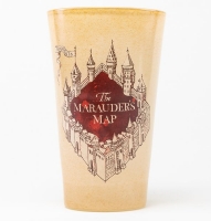 Harry Potter - Bicchiere Mappa del Malandrino - Vetro - Prodotto Ufficiale Warner bros.