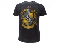  Harry Potter - T-Shirt Stemma Tassorosso - Cotone - Prodotto Ufficiale Warner Bros.
