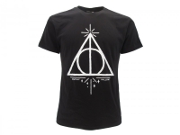 Harry Potter - T-Shirt Doni Della Morte - Cotone - Prodotto Ufficiale Warner Bros.
