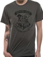 Harry Potter - T-Shirt Hogwarts - Cotone -Prodotto Ufficiale Warner Bros.