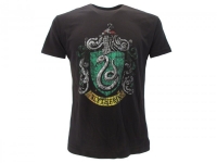 Harry Potter - T-Shirt - Stemma Serpeverde - 100% Cotone - Prodotto Ufficiale Warner Bros.