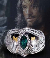 Il Signore degli Anelli - Anello di Aragorn - Argento 925