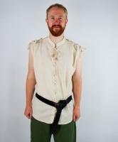 Abbigliamento Medievale - Camicia Smanicata Medievale - Cotone e Lino