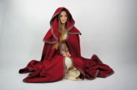 Mantello Medievale - Panno Misto Lana - Abbigliamento Medievale