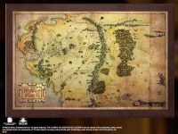 Lo Hobbit - Gadget - Mappa Terra Mezzo - Ufficiale