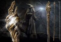 Lo Hobbit - Repliche - Bastone Luminoso - Gandalf - Prodotto Ufficiale