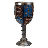 Medievale - Calice Medieval Goblet - Resina - Interno acciaio lavabile